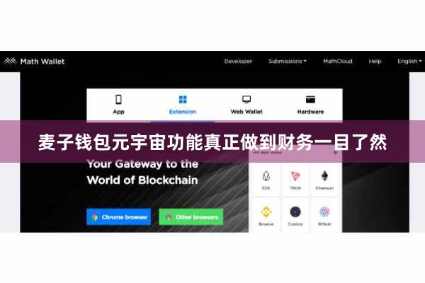麦子钱包元宇宙功能真正做到财务一目了然