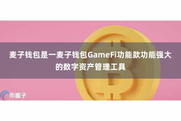 麦子钱包是一麦子钱包GameFi功能款功能强大的数字资产管理工具