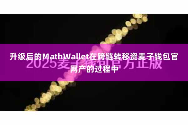 升级后的MathWallet在跨链转移资麦子钱包官网产的过程中