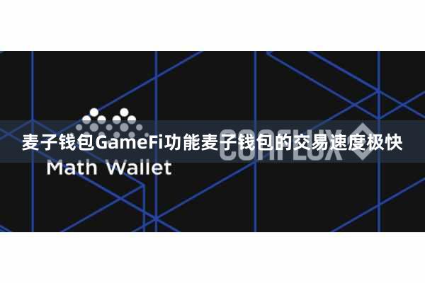 麦子钱包GameFi功能麦子钱包的交易速度极快