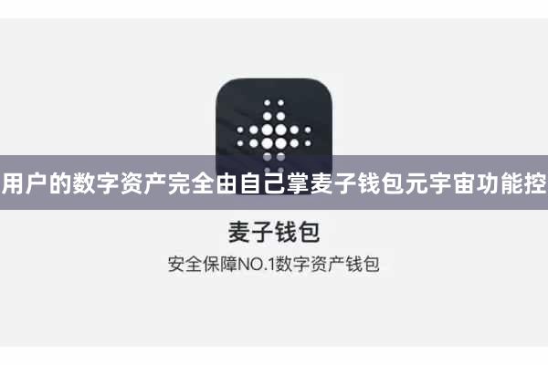 用户的数字资产完全由自己掌麦子钱包元宇宙功能控